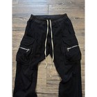 Rick Owens Mastodon Ss17 Cargo Slim Sweatpants  s 
