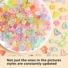 50pcs Luminous Mini Resin Animals  Random Style Resin Animals Variety Pack