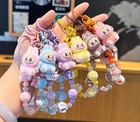 Kawaii Monsters Flocking Keychain Pendant - New   Fast Shipping   Us Seller