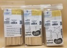  lot Of 3  Thin Wooden Craft Sticks 5 75 x 27 x 08  Resealable Packages  New
