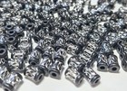 Aluminum Beads Beads For Diy Making Tube Cylinder 6mm Black 200 Pcs