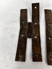 Antique Hinges Pair H Hand Made Iron 5 5 Long Need Work Original 
