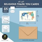 48 Pack Religious Thank You Cards  Christian Blank Notes With Envelopes  4 X 6 