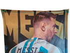 Lionel Messi Argentina 2022 Flag  Hand Signed With Coa World Champion Fifa