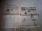 Apollo 8  1968 7 Uk Newspapers Express People Mail Mirror   Observer