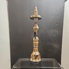 Collectible Metal Hookah Shisha Water Pipe Stem With Hose Port 17  Tall 