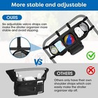 Double Stroller Organizer Compabitle With Bob Duallie baby Jogger City Mini Gt2