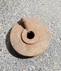 Vintage  Heavy Steel  Pulley  3  Diameter  Flywheel  Salvage