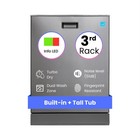 Equator 24  Stainless Steel Built-in Dishwasher W  Top Control In Silver