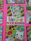 I Wanna Be A Unicorn 12 Stickers With Vending Display Sign New