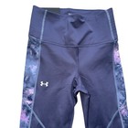 Under Armour Women   s Leggings Small High Rise Compression Purple