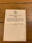 British Columbia Fishing Angling 1973 3 Day Non Resident License Crisp Nice
