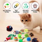 Cat Interactive Toys 20pcs Cat Toy Set Indoor Cat Interactive Toy Set Mouse Toys