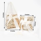 Champagne Velvet Gold Sequin Flower Girl Basket Ring Bearer Pillow Party Events