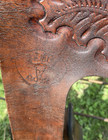 Used vintage 15  Tooled Big Horn Western Trail pleasure Saddle Us Made