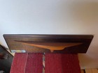 1934 America s Cup British Yacht Endeavour Wooden Half Hull Wall Model 45cm