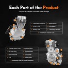 250cc 4 Stroke Vertical Engine 5 Speeds Transmission Motor Kit For Dirt Bike Atv