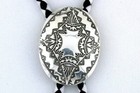 1 1 2 Inch Navajo Southwest Concho Sterling Silver Bolo Tie And Tips B30a8