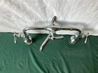 Parts Only Vintage Chrome Plated Brass Bridge Faucet Barber Sink Central 226-25e