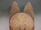 Japanese Antique Wooden Noh Mask Kitune Fox  Kagura Mask  1