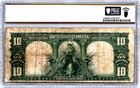 Fr  114 1901  10  bison  Legal Tender Lyons-roberts Pcgs 12 Fine