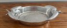 Vintage Nickel Plated Chrome Serving Dish 9 5  X 5 5 