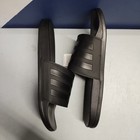 Adidas Adilette Comfort Slide Sandals Mens Us 12 Black Open Toe Slip On Gz5896