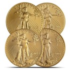1 2 Oz American Gold Eagle  25 Coin  random Year 