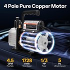 4 5 Cfm 1 3 Hp Hvac Vacuum Pump Air Conditioning Vacuum Pump Single Stage W  Oil