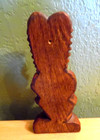 Hawaiian Hand Carved Wooden Tiki 7 1 2  Made In Hawaii
