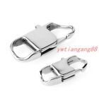 10 50 100pcs 22 26 32mm Solid Stainless Steel Lobster Clasps Diy Findings Lot