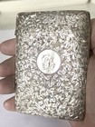 Victorian Silver Calling Card Case With Superb Engraving Birmingham 1892