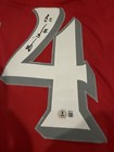 Brian Urlacher Signed New Mexico College Jersey Red Chicago Bears Lobos Ncaa