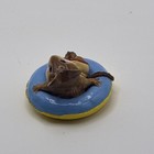 Retired Wee Forest Folk M-138  fun Float   blue  Figure With Box