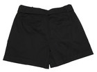 A New Day Womens Size 10 Black High-rise Pleat Front Tie Belt Shorts