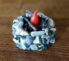 Dollhouse Miniature Fire Pit 1 12 Scale Artisan Ter Handmade Tea Light Rocks