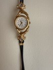 Gucci Women   s Vintage Dress Watch Quartz Gold Tone 22mm White Roman Dial