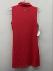 Tnaction Women s Dash Sleeveless Polo Dress Red Hypno Pink Activewear Nwt Sz S