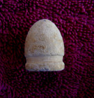 Dug Civil War Confederate French Low Base Triangle Bullet  port Hudson 