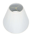 Off White Pleated Lamp Shade 7x18x13 Spider Fitter Empire Table Floor Lamp Shade