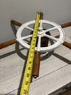 Antique Ship s Wheel Vintage Tug Dead Rise Deadrise Boat Ship Steering Wood