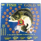  1 00 Fish For Gold Game Punch Card Money Board Raffle Gambling Large 1000 Hole