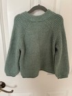 Zara Sage Green Chunky Knit Sweater 2-3 Years - Good