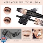 2 Pack 4d Silk Fiber Lash Mascara  Waterproof Very Black Long Las