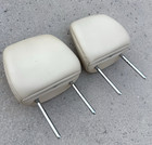 2013-2017 Honda Accord Front Seat Beige Leather Headrest Set Of 2 Oem