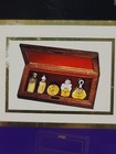 Paris     Coffret Parfums De Luxe      5 Miniature Bottles In Wood Box
