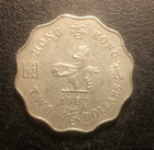 1982 Hong Kong Two Dollars Coin 
