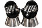 Steel Gauntlet Armor Pair - Half Mitten Reenactment Gauntlets For Larp   Cosplay