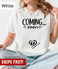 Pregnancy Announcement Shirt  Baby Reveal Shirt  Baby Shower Shirt  Coming Soon
