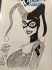 Jim Balent Original Harley Quinn Sketch Art Cgc 9 8 Signed Batman Joker Comic